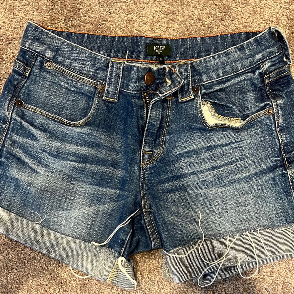 Women’s J crew Jean shorts.  Size 00